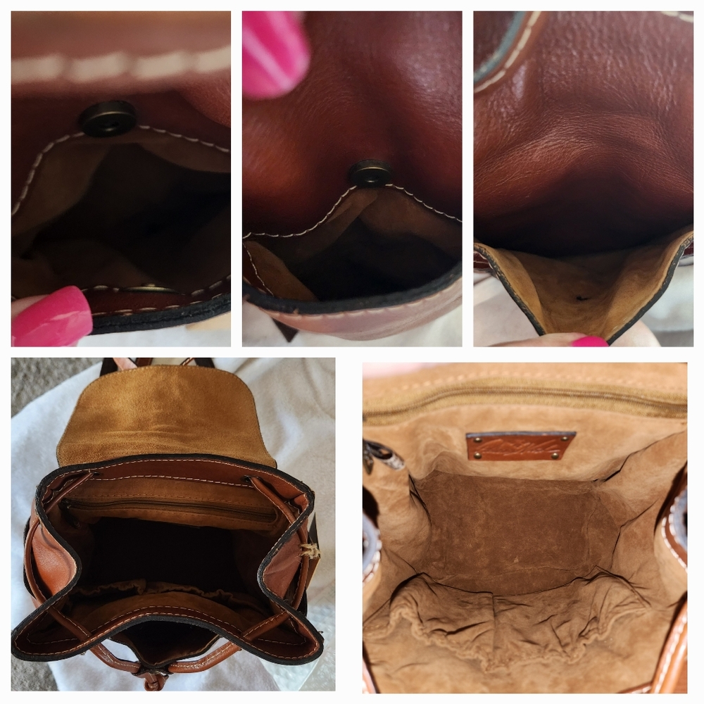 PATRICIA NASH Heritage Aberdeen Leather Backpack NWT - Picture 13 of 16